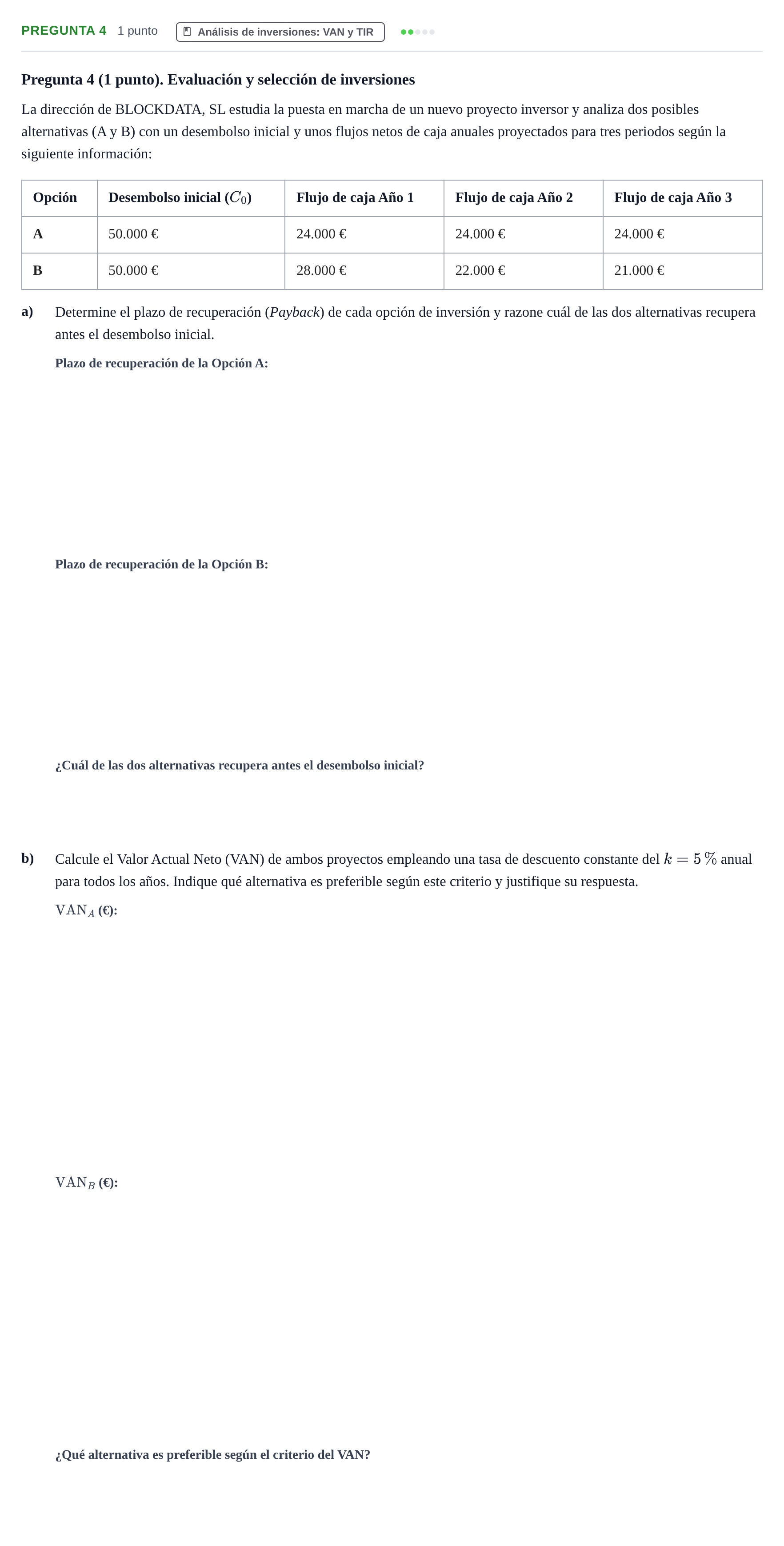 Enunciado: Pregunta 4 · Administración y gestión de organizaciones UOC 2023