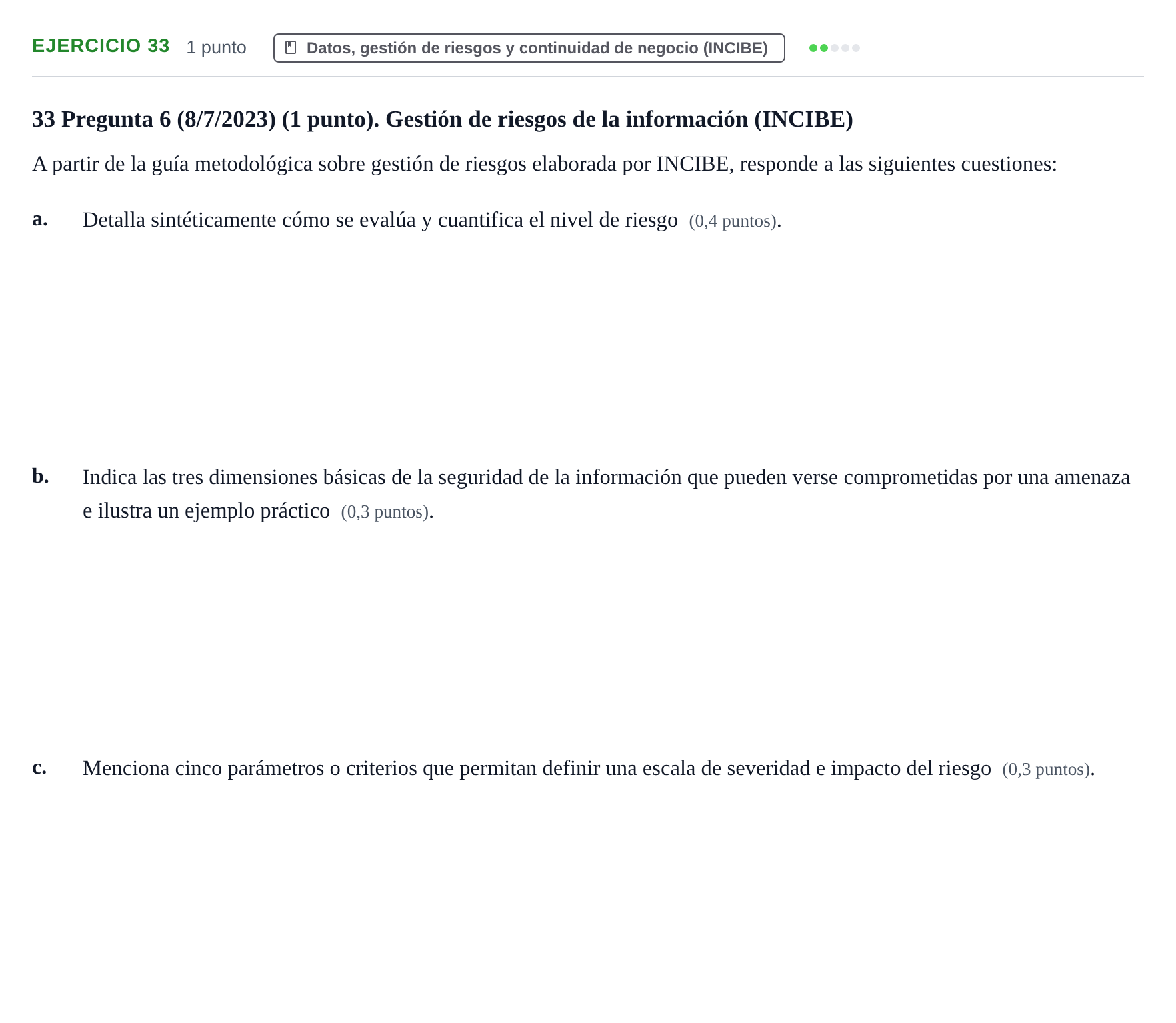 Enunciado: Problema 33 · Administración y gestión de organizaciones UOC 2023