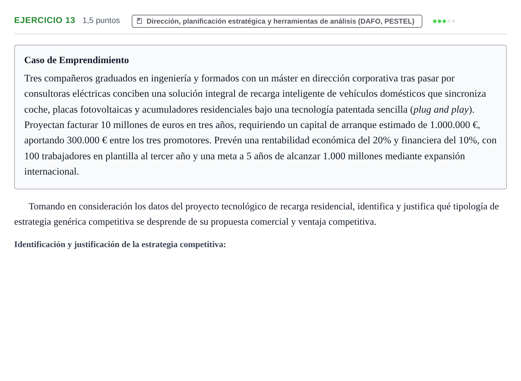 Enunciado: Problema 13 · Administración y gestión de organizaciones UOC 2023