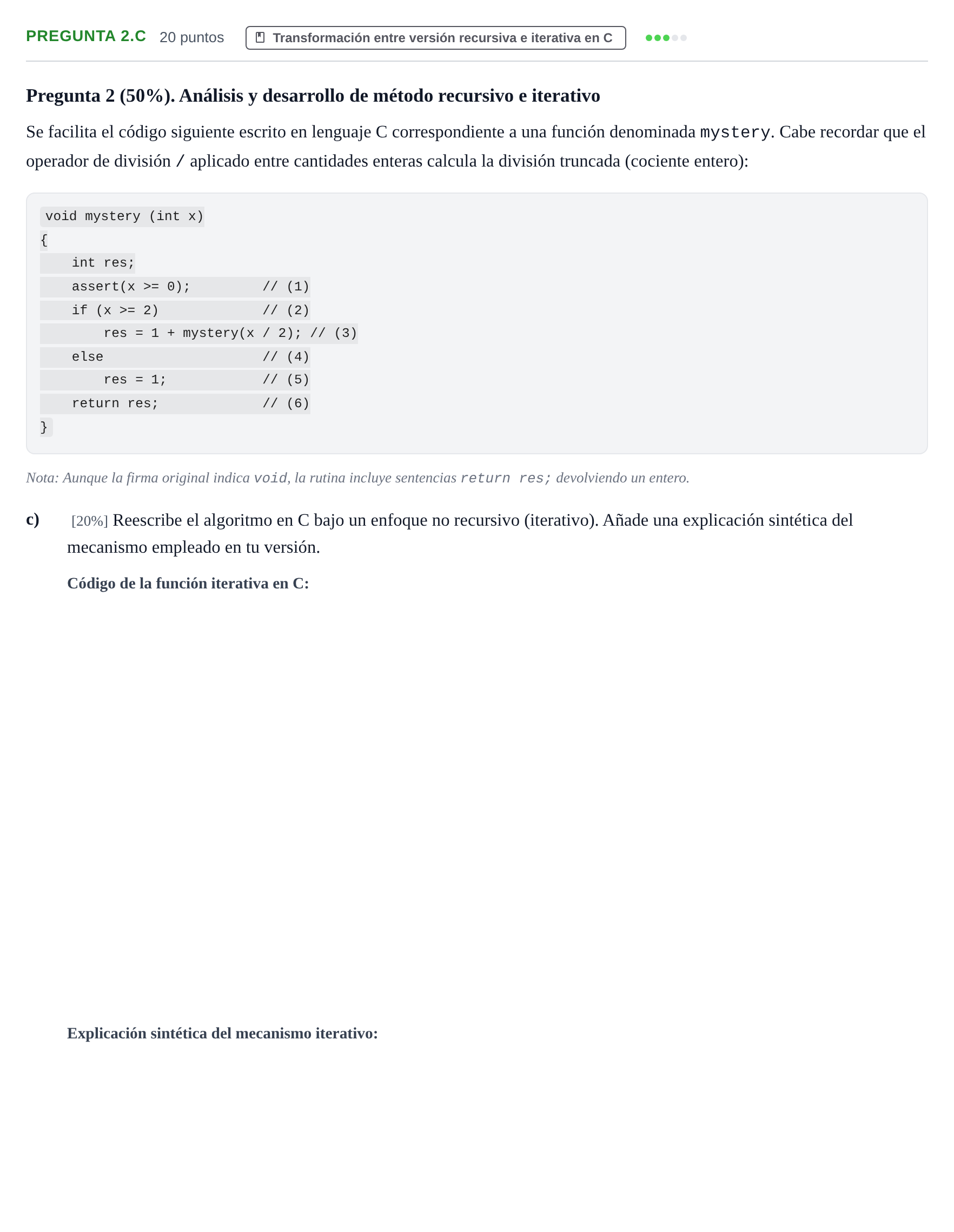 Enunciado: Pregunta 2.c · Prácticas de programación UOC 2023