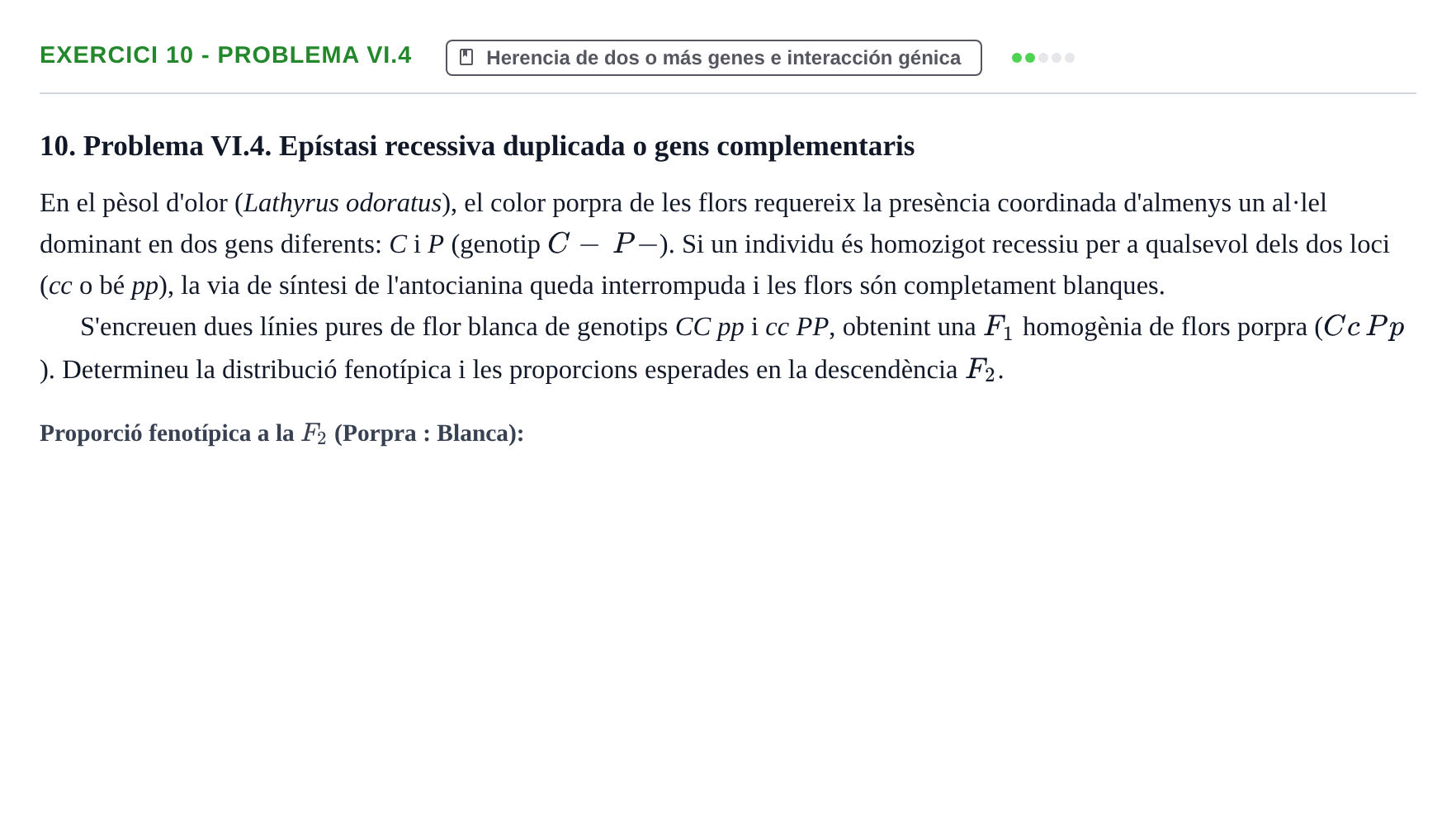 Enunciado: 10 - Problema VI.4
