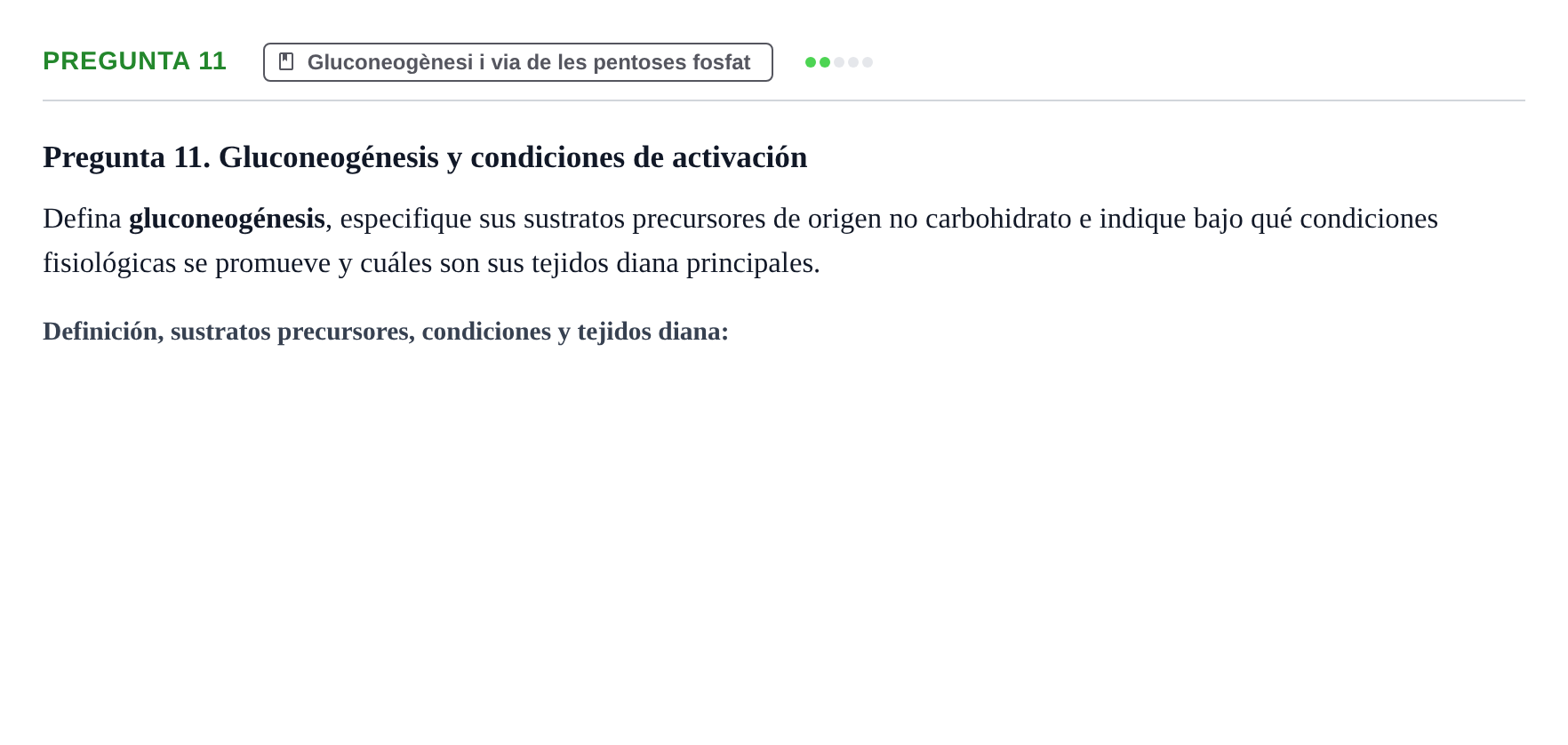 Enunciado: Pregunta 11