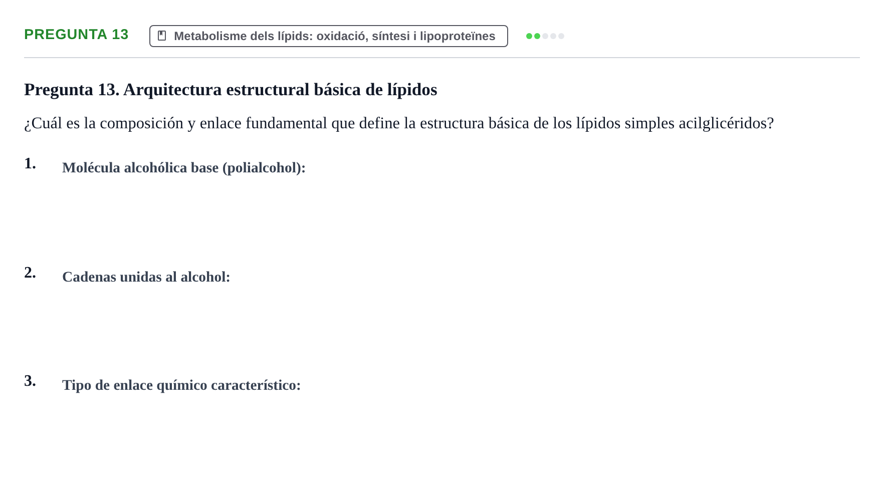 Enunciado: Pregunta 13