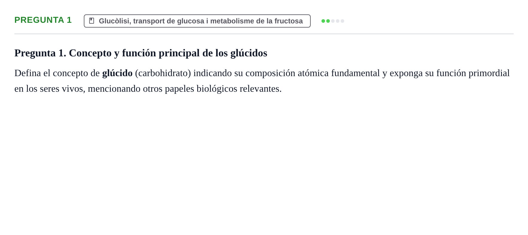 Enunciado: Pregunta 1