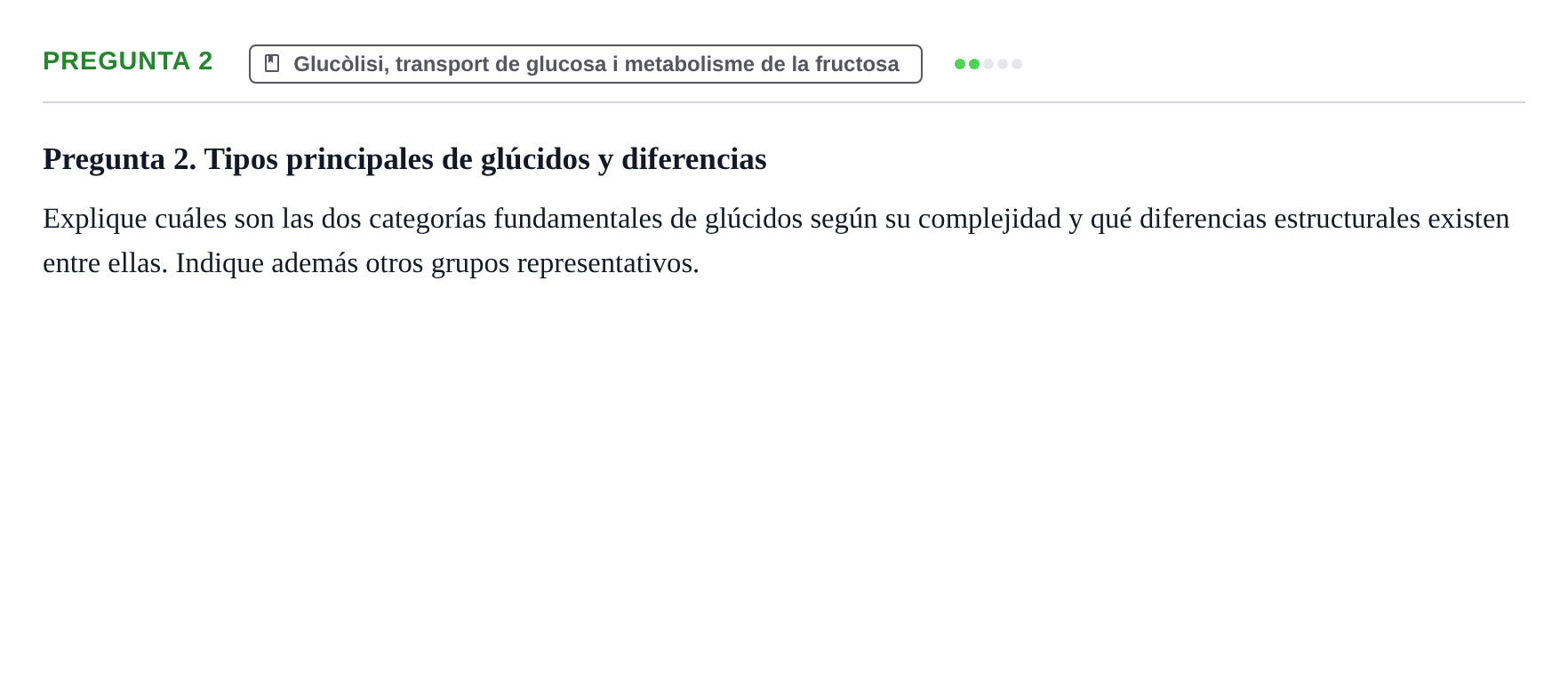 Enunciado: Pregunta 2