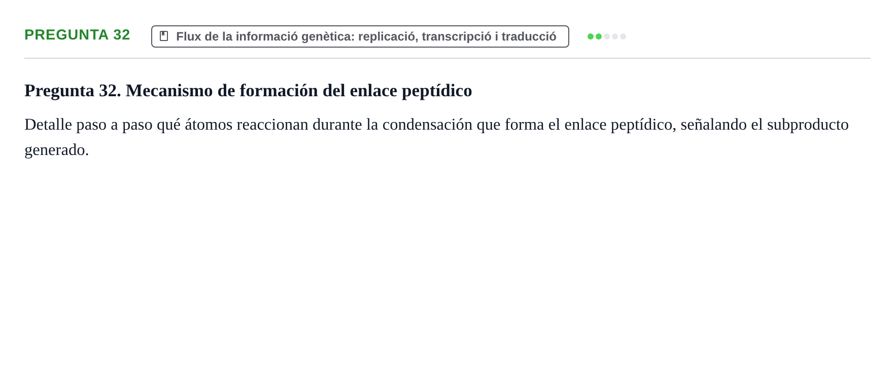 Enunciado: Pregunta 32