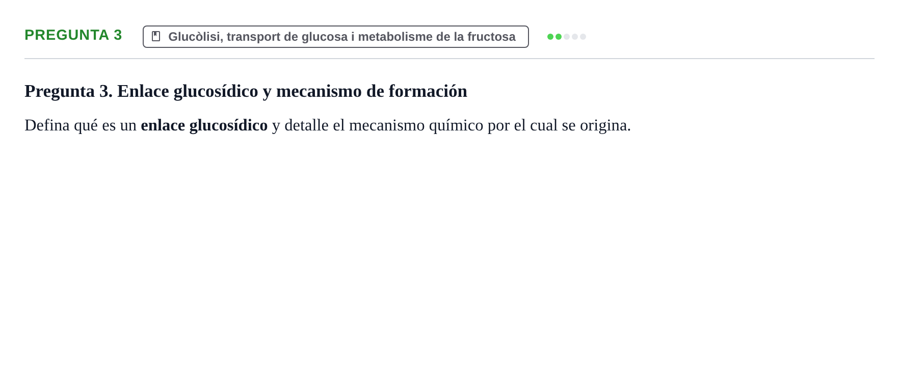 Enunciado: Pregunta 3