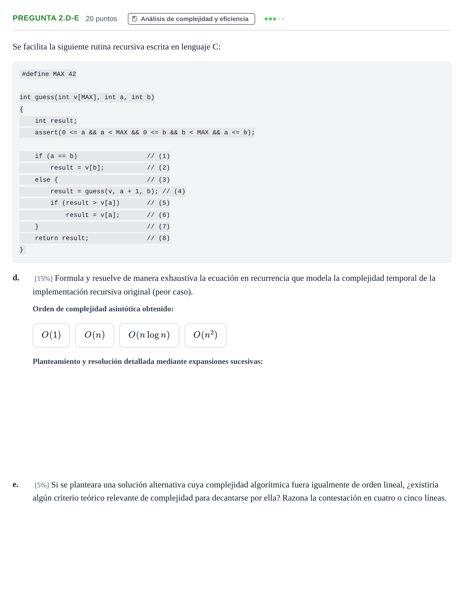 Enunciado: Pregunta 2.d-e · Prácticas de programación UOC 2021