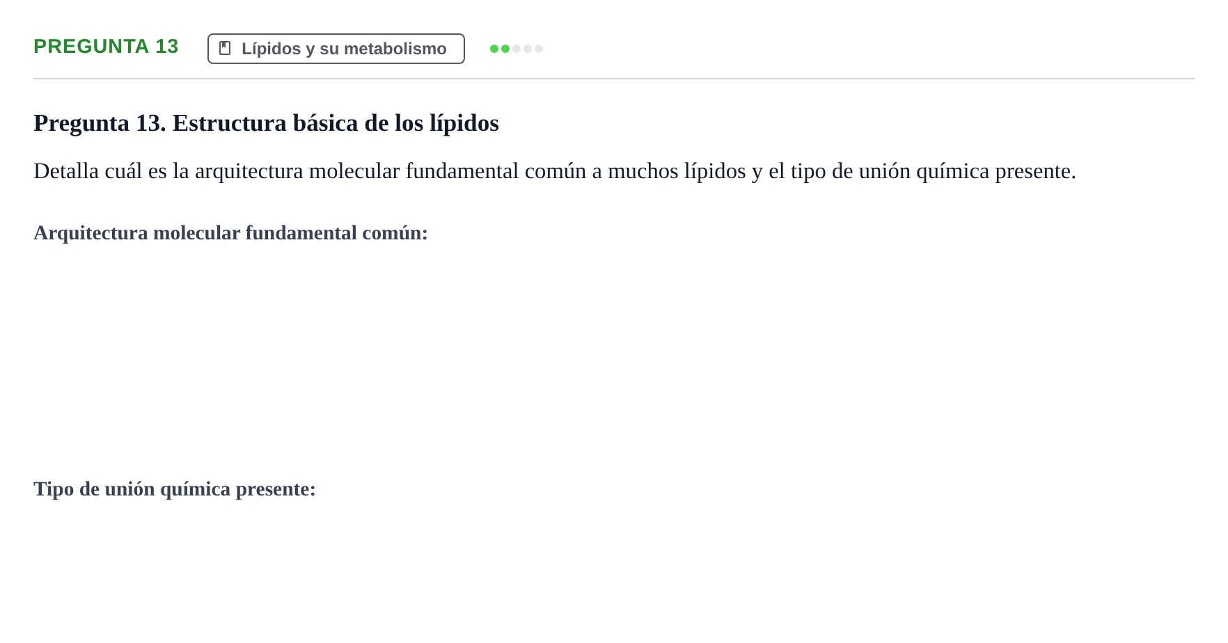 Enunciado: Pregunta 13