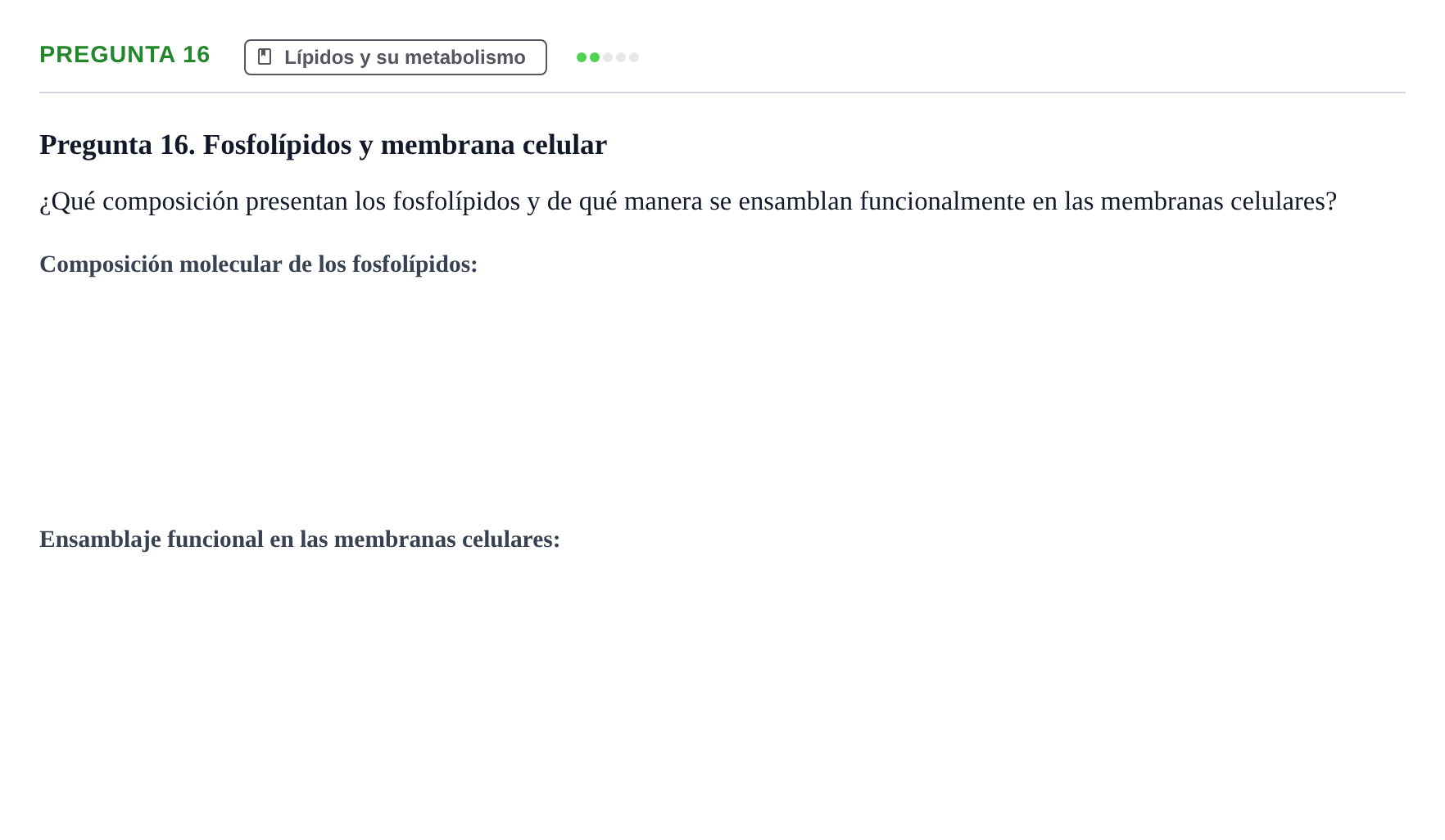 Enunciado: Pregunta 16