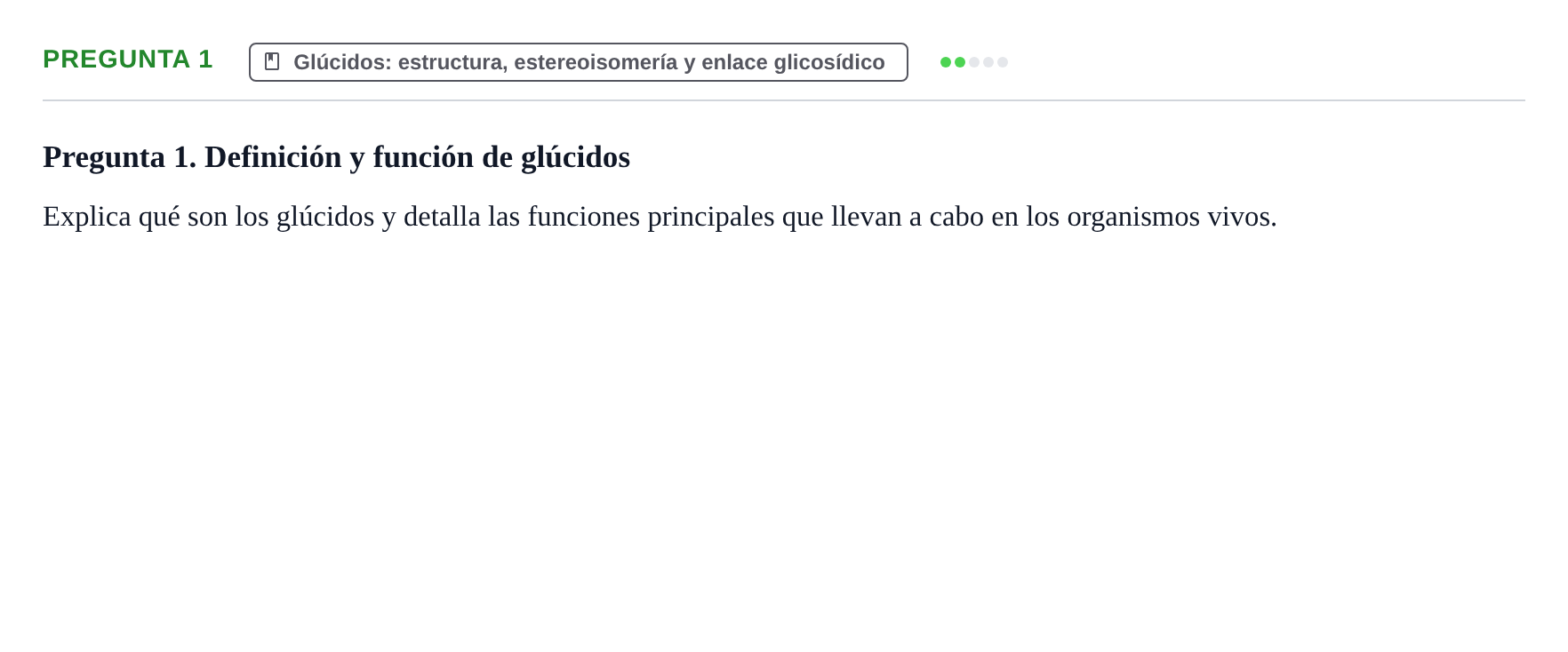 Enunciado: Pregunta 1