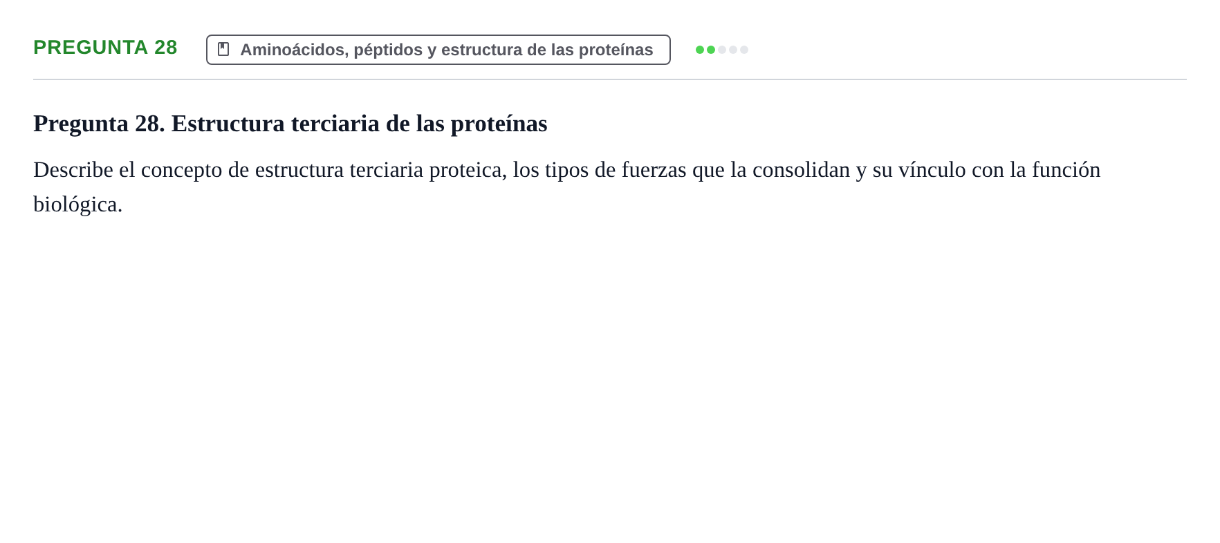 Enunciado: Pregunta 28