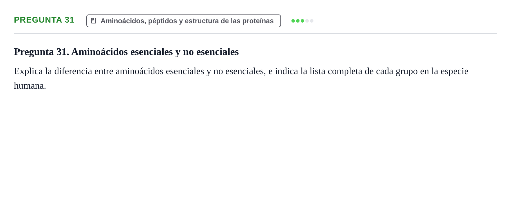 Enunciado: Pregunta 31