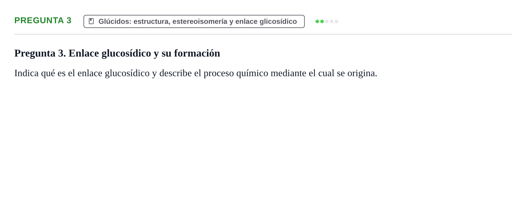 Enunciado: Pregunta 3
