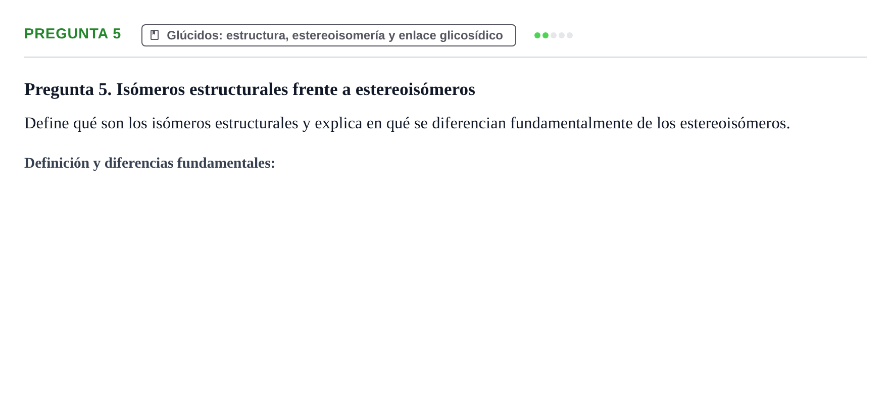 Enunciado: Pregunta 5