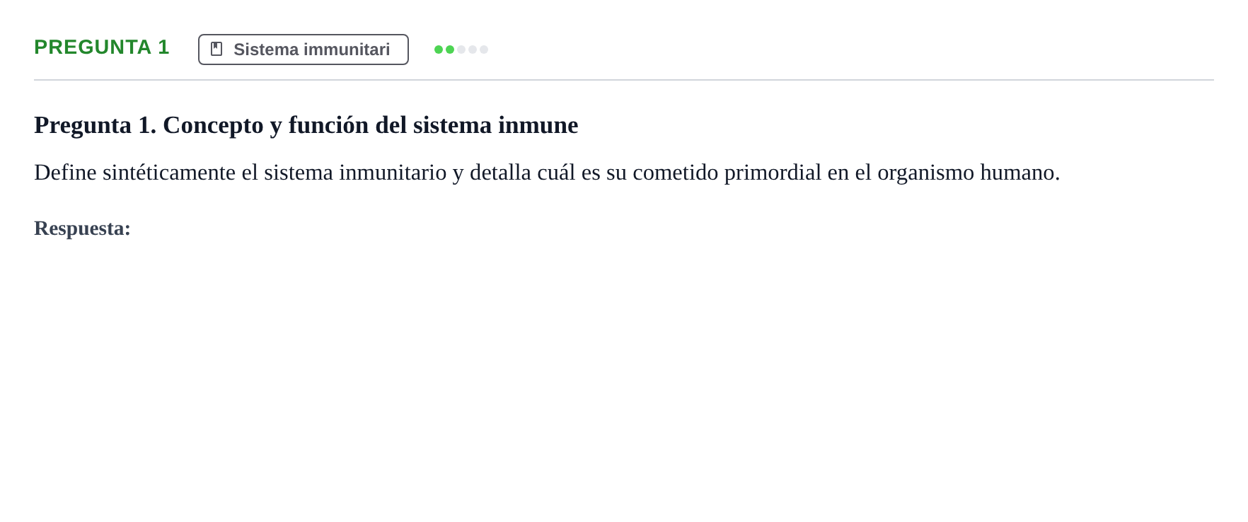 Enunciado: Pregunta 1