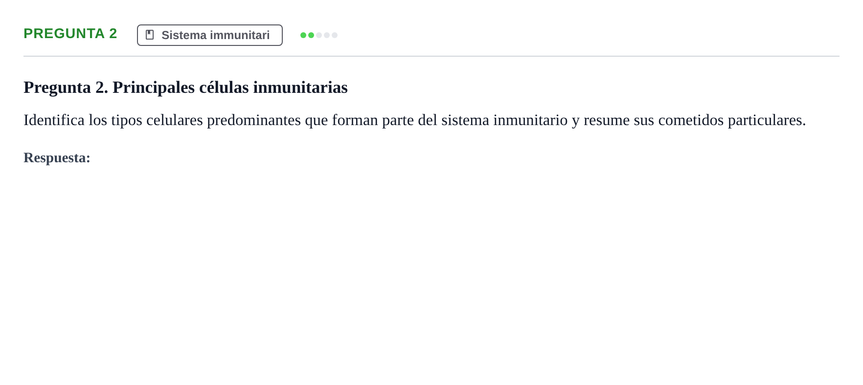 Enunciado: Pregunta 2