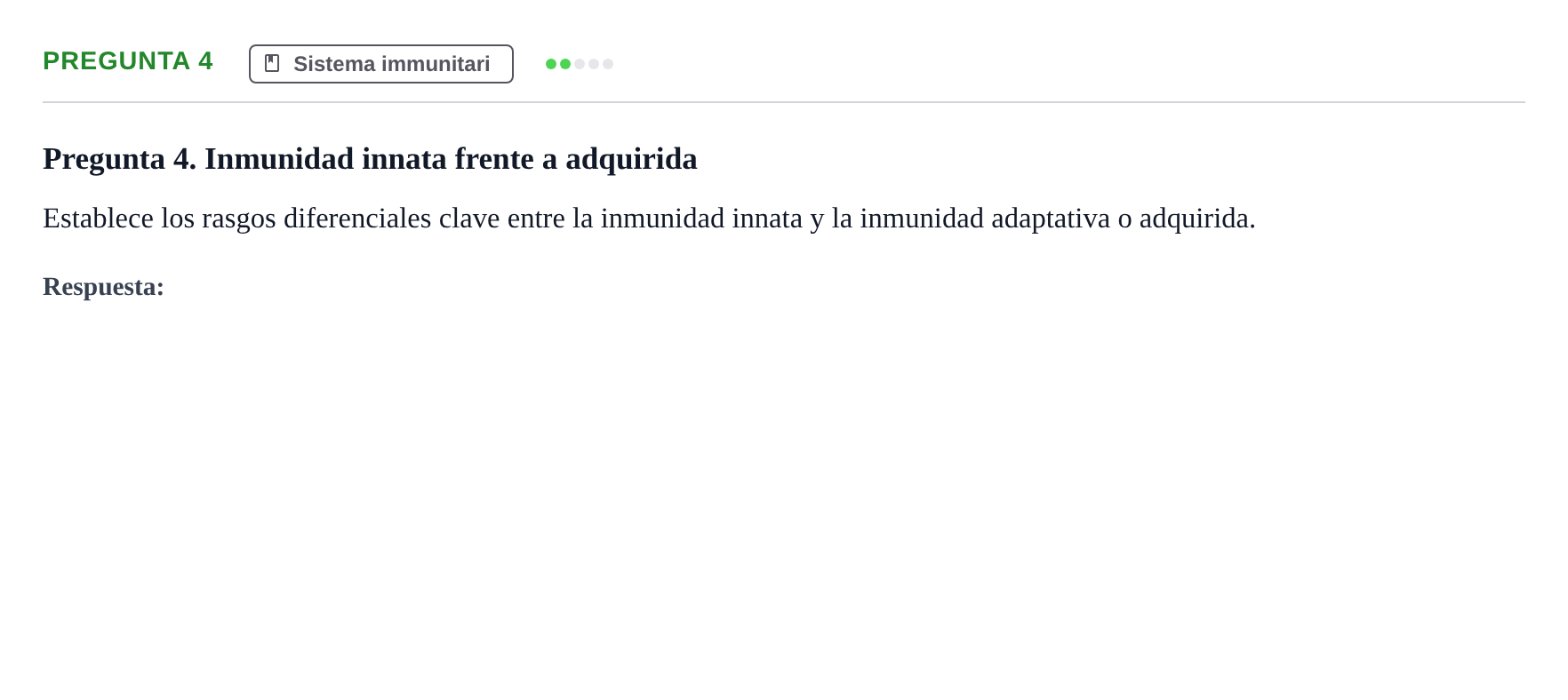 Enunciado: Pregunta 4