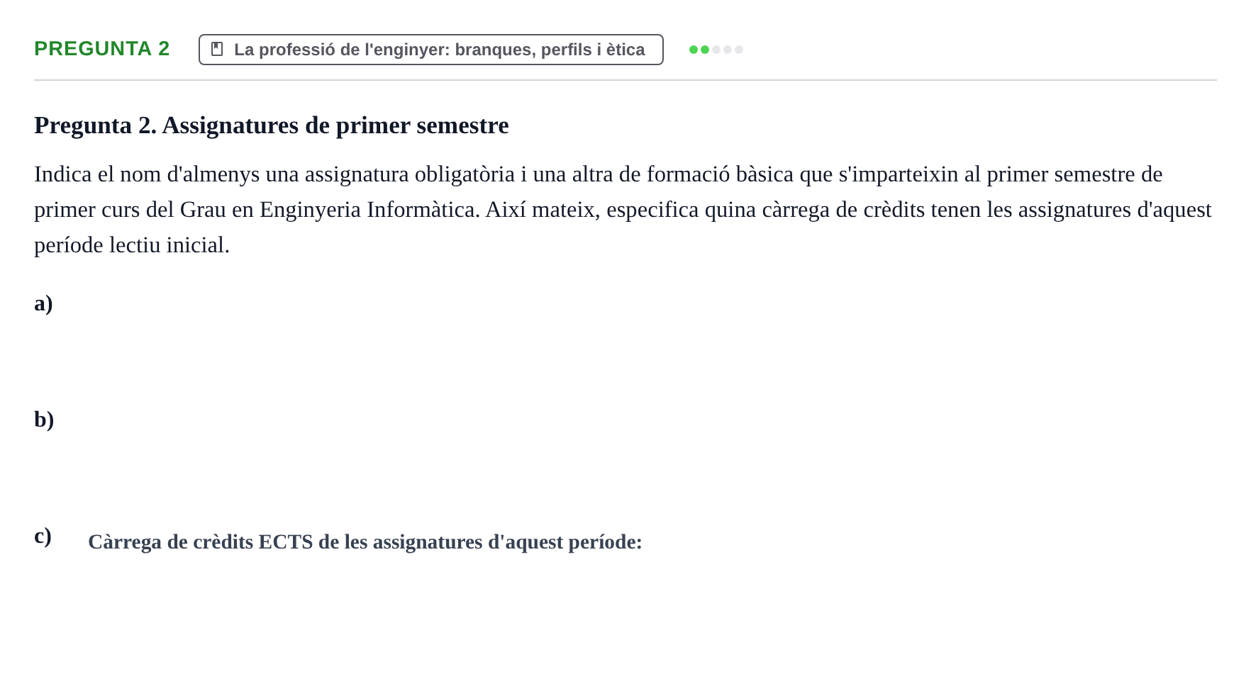 Enunciado: Pregunta 2