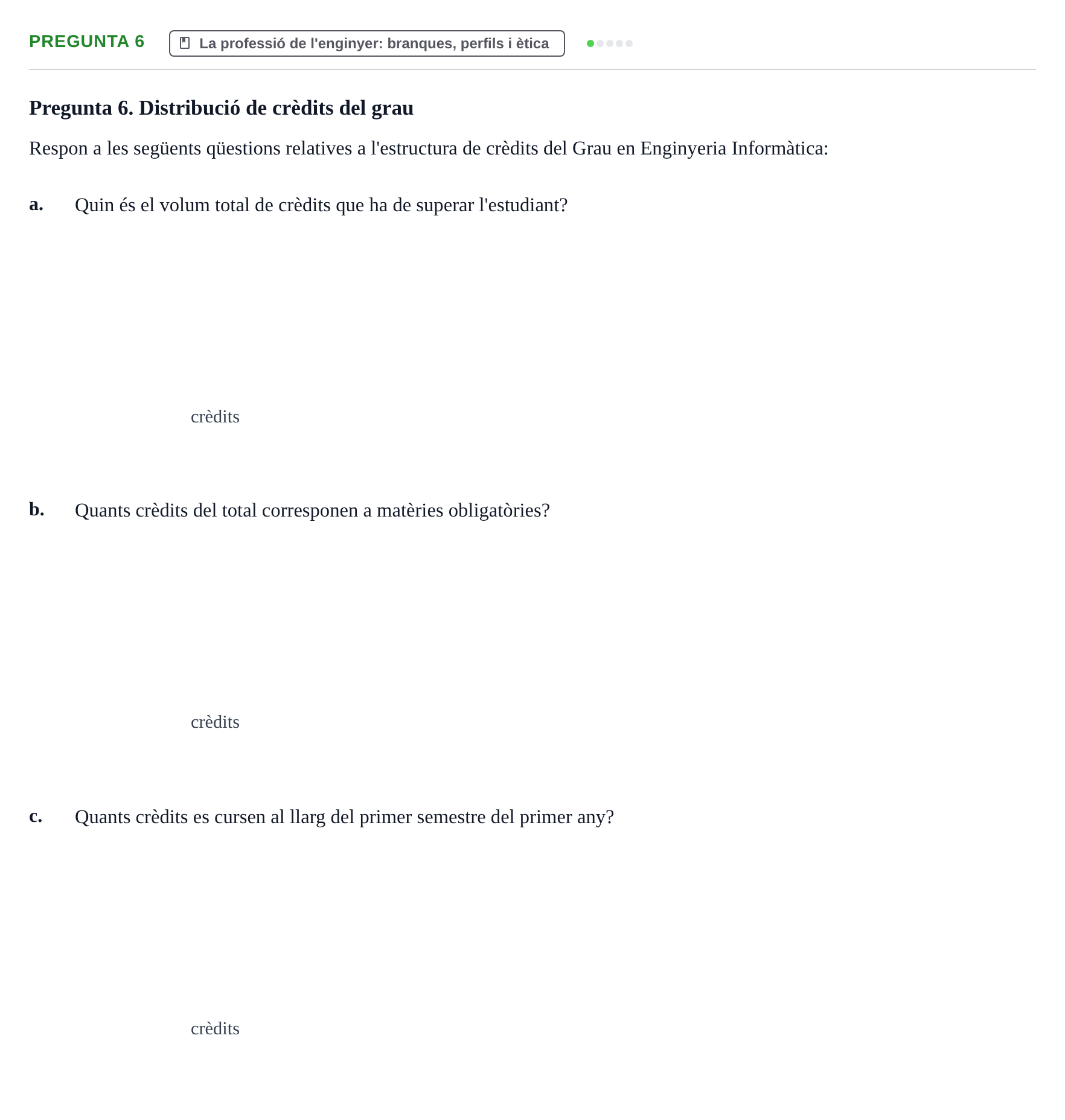 Enunciado: Pregunta 6