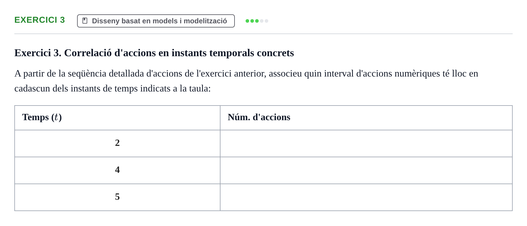 Enunciado: Exercici 3