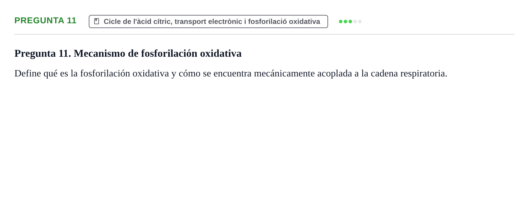 Enunciado: Pregunta 11