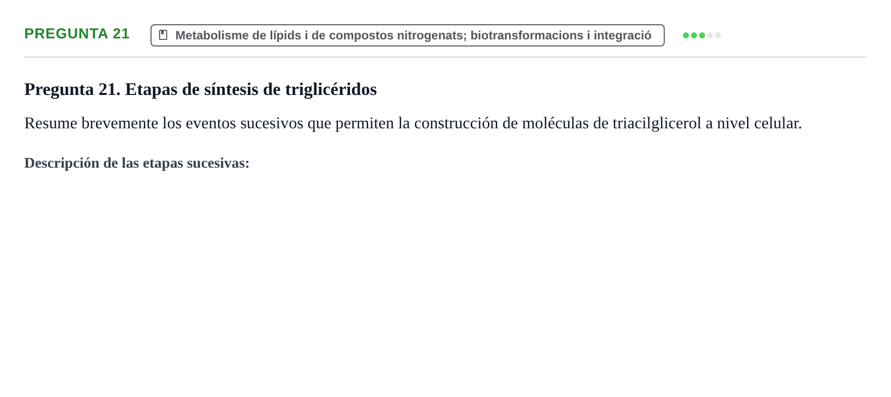 Enunciado: Pregunta 21