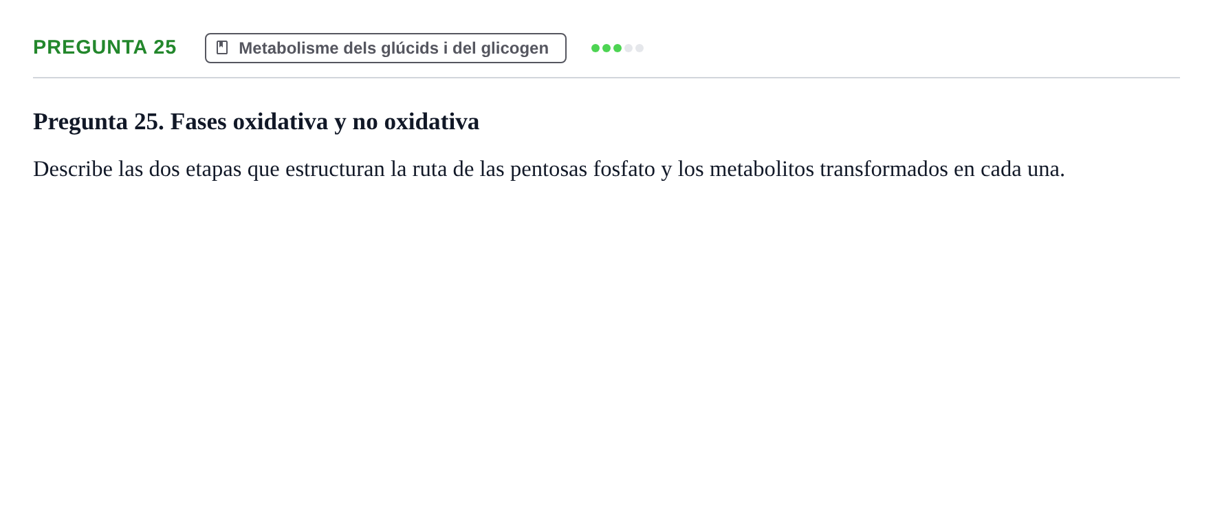 Enunciado: Pregunta 25