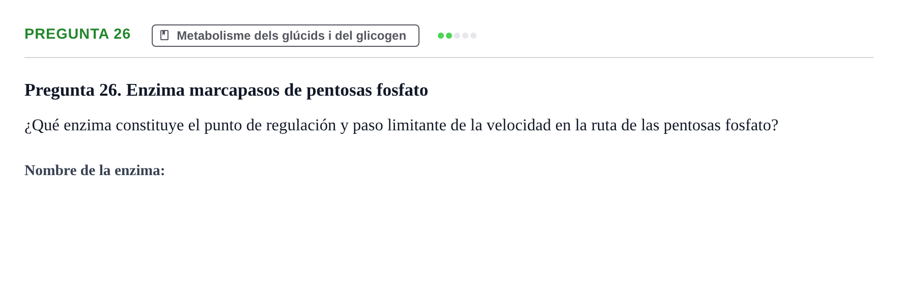 Enunciado: Pregunta 26