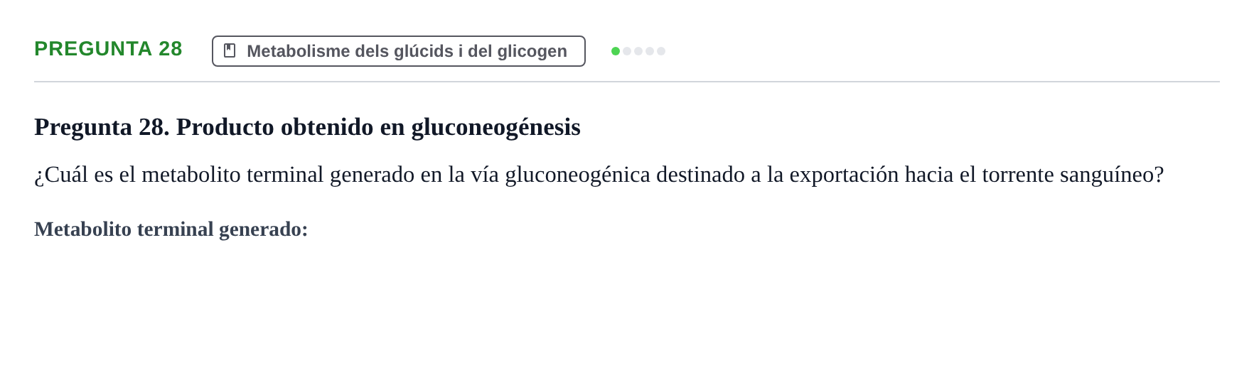 Enunciado: Pregunta 28