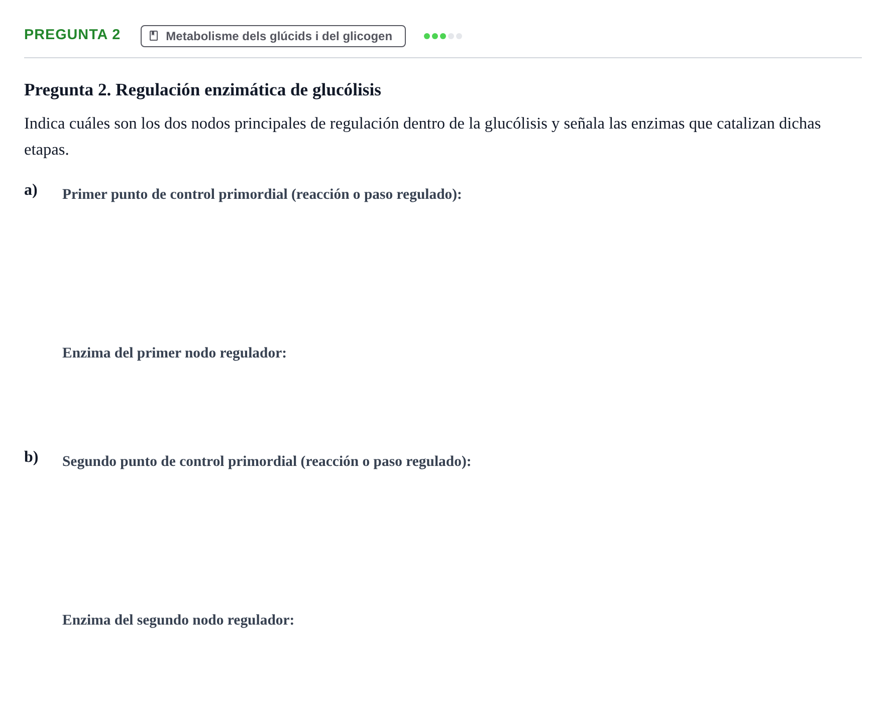 Enunciado: Pregunta 2