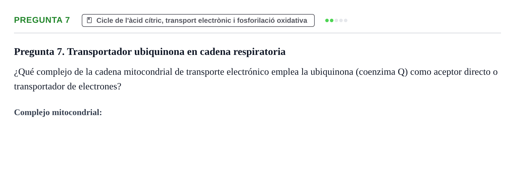 Enunciado: Pregunta 7