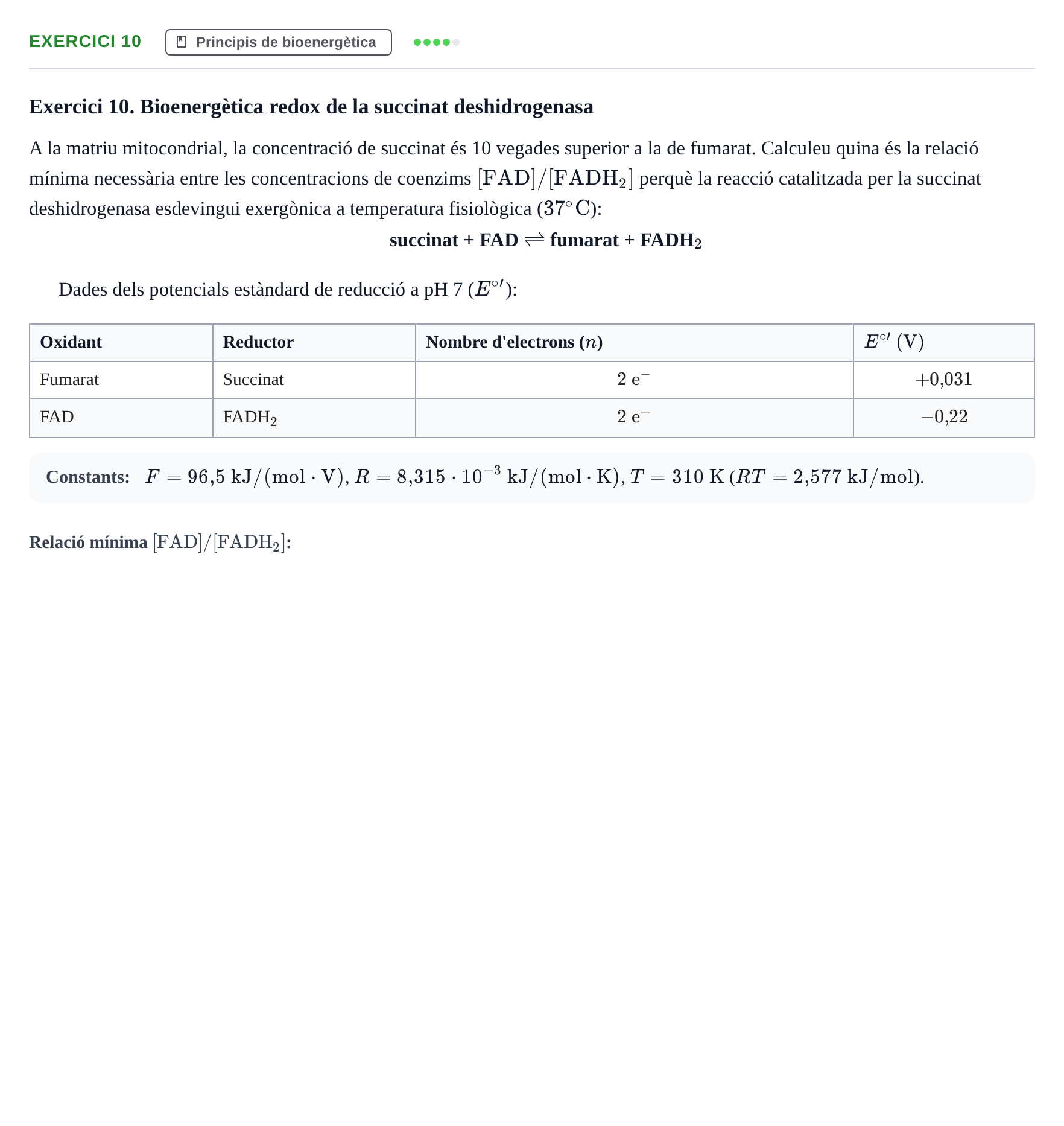 Enunciado: Exercici 10