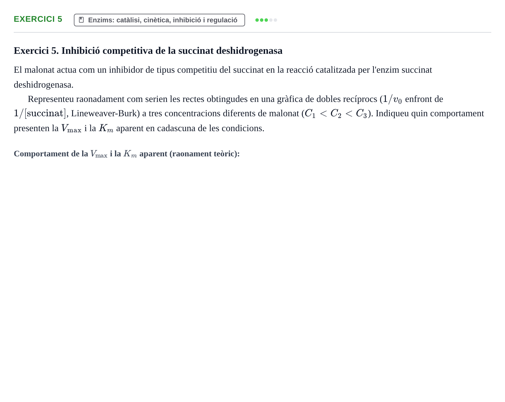 Enunciado: Exercici 5