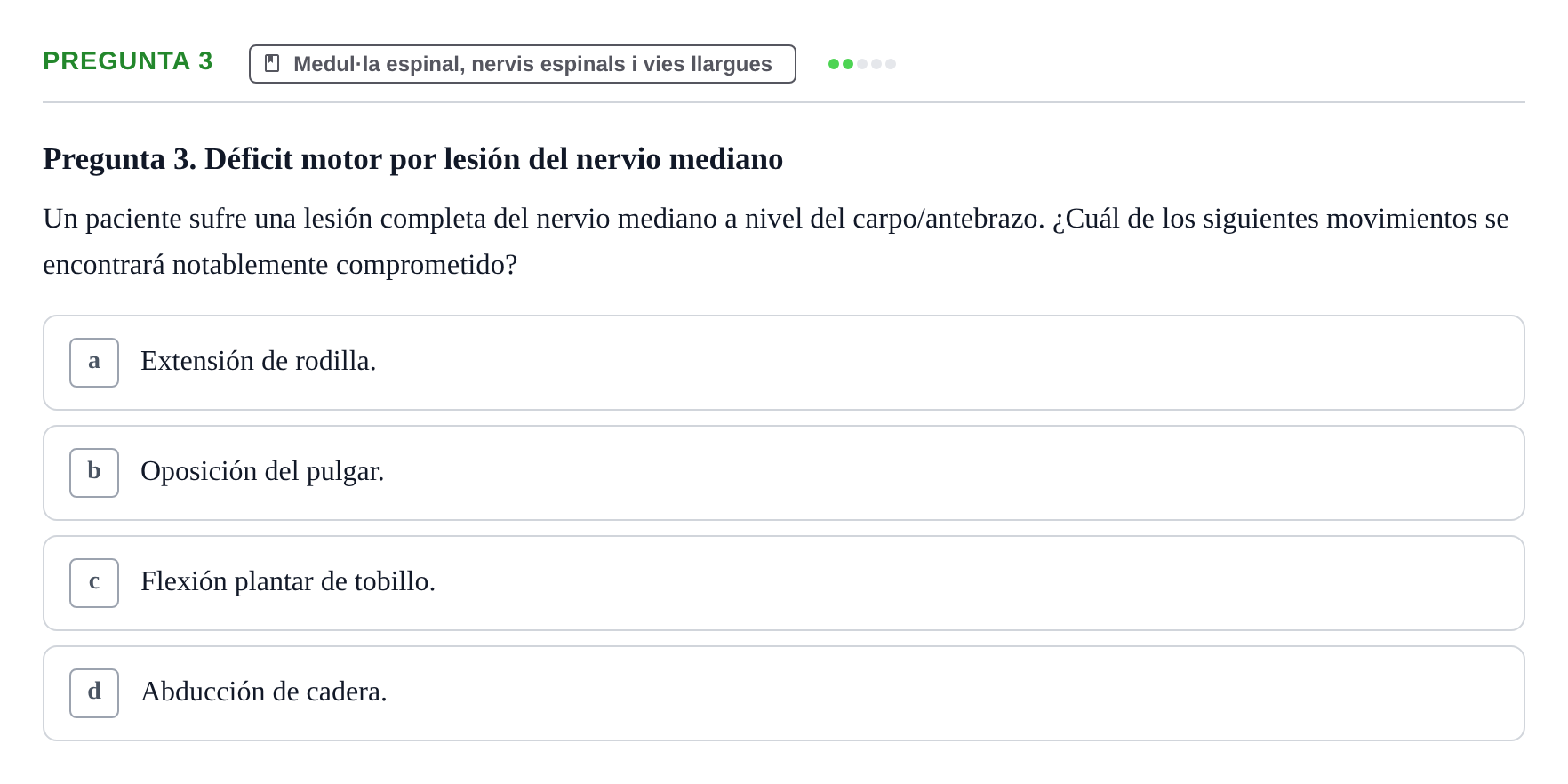 Enunciado: Pregunta 3