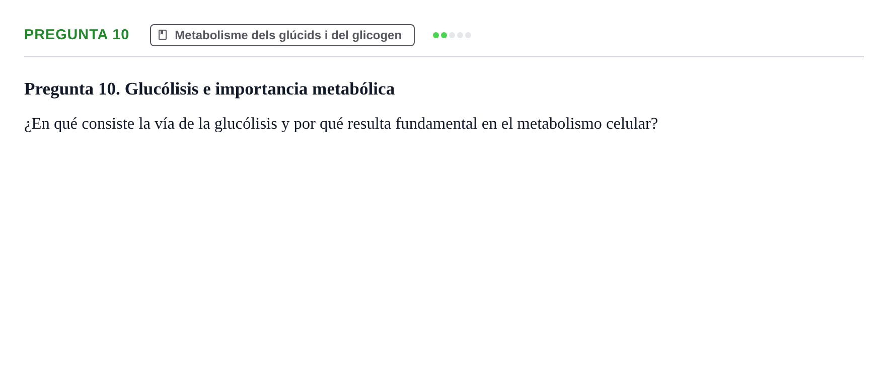 Enunciado: Pregunta 10