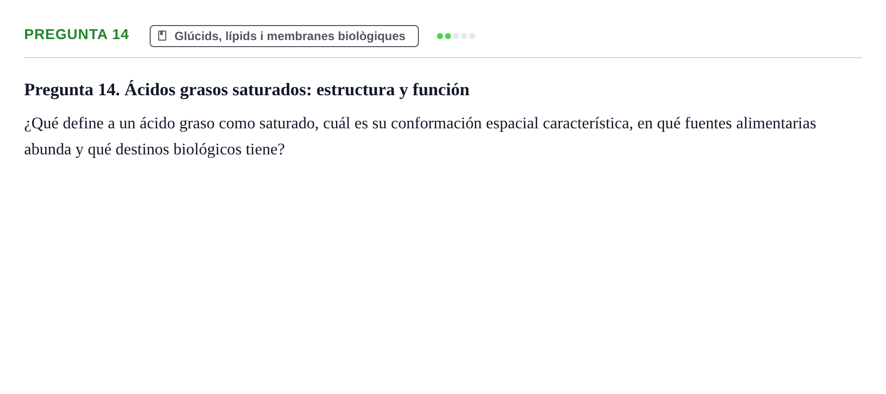 Enunciado: Pregunta 14