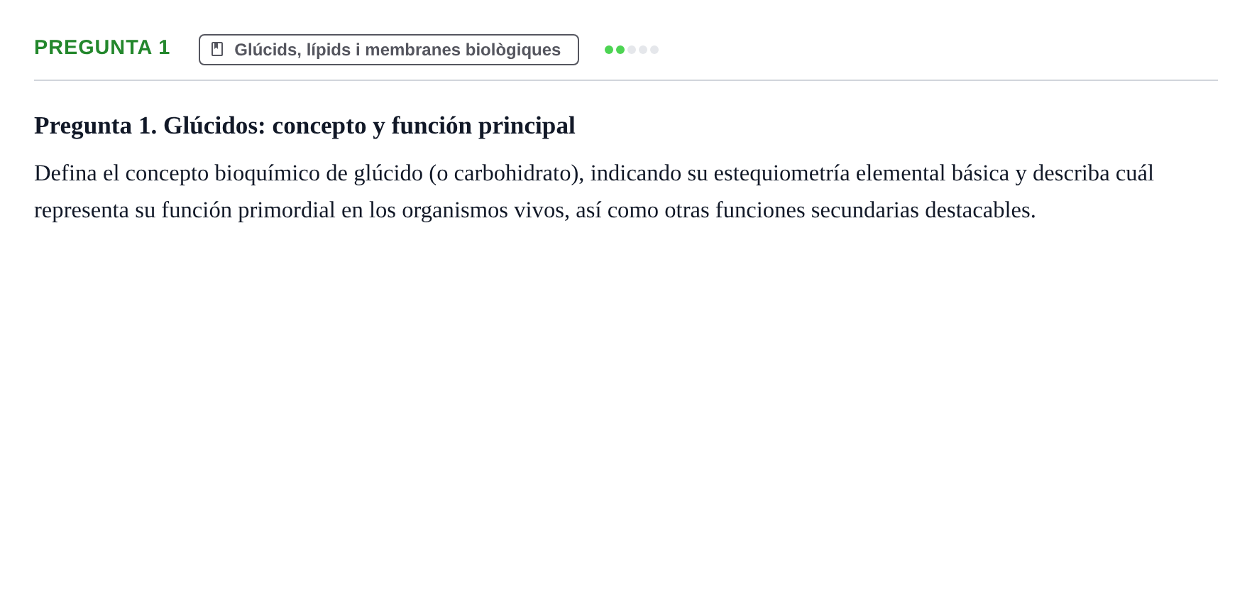 Enunciado: Pregunta 1