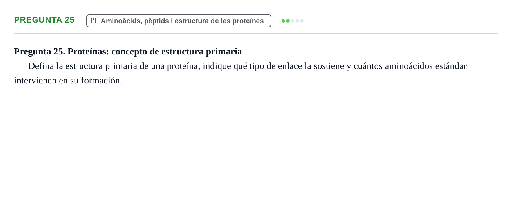 Enunciado: Pregunta 25
