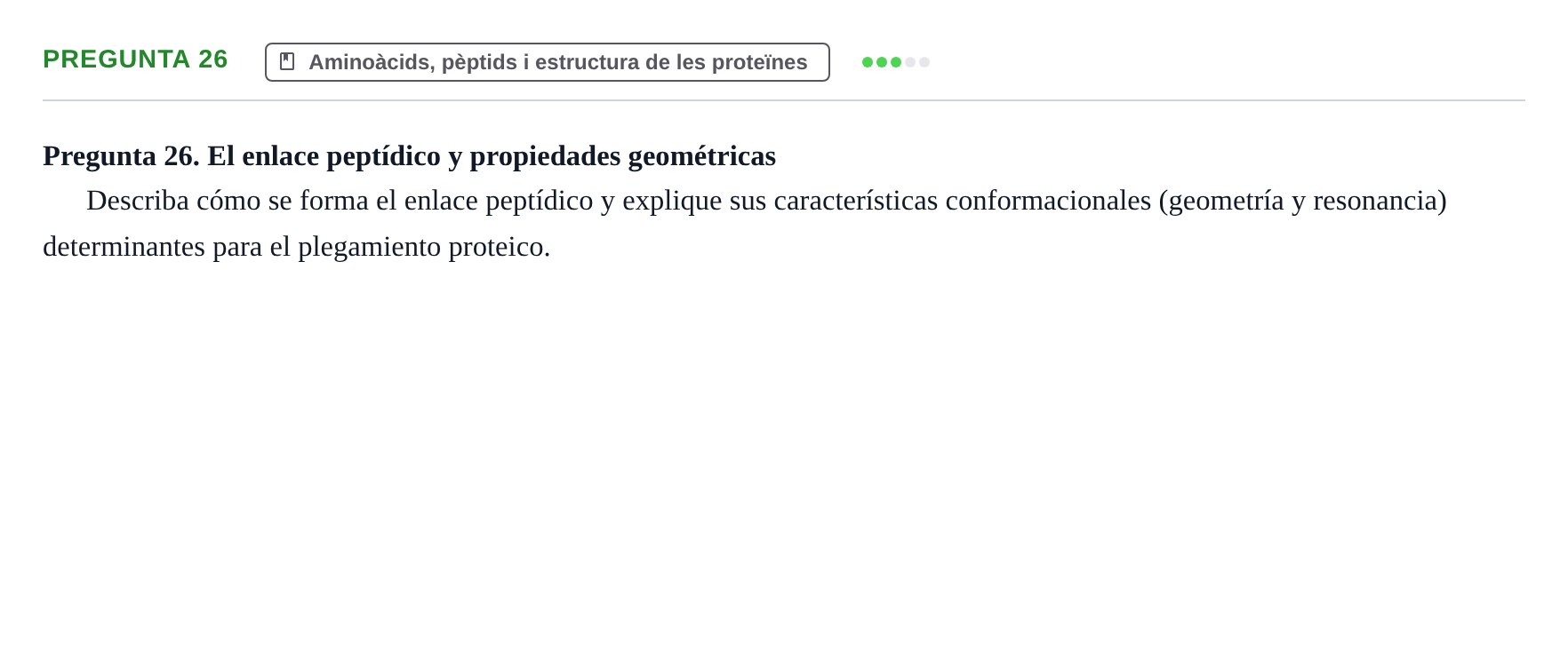 Enunciado: Pregunta 26