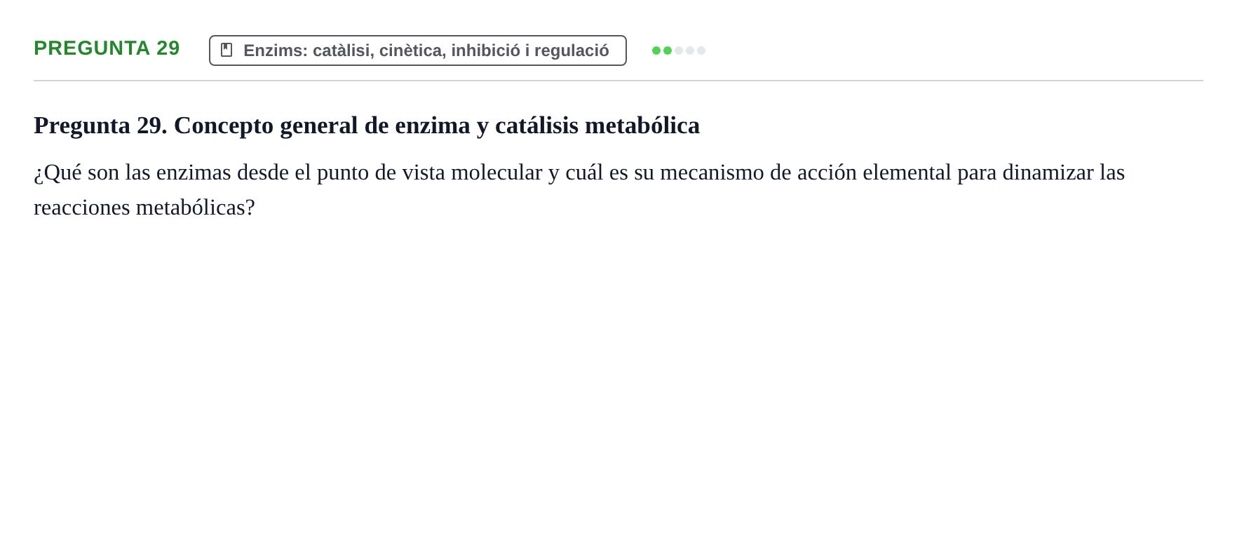 Enunciado: Pregunta 29