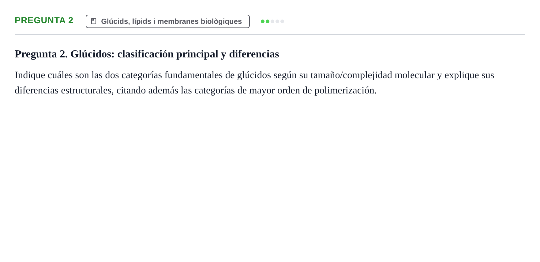 Enunciado: Pregunta 2