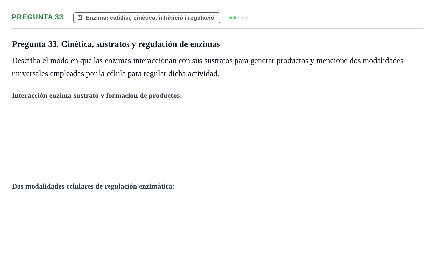 Enunciado: Pregunta 33