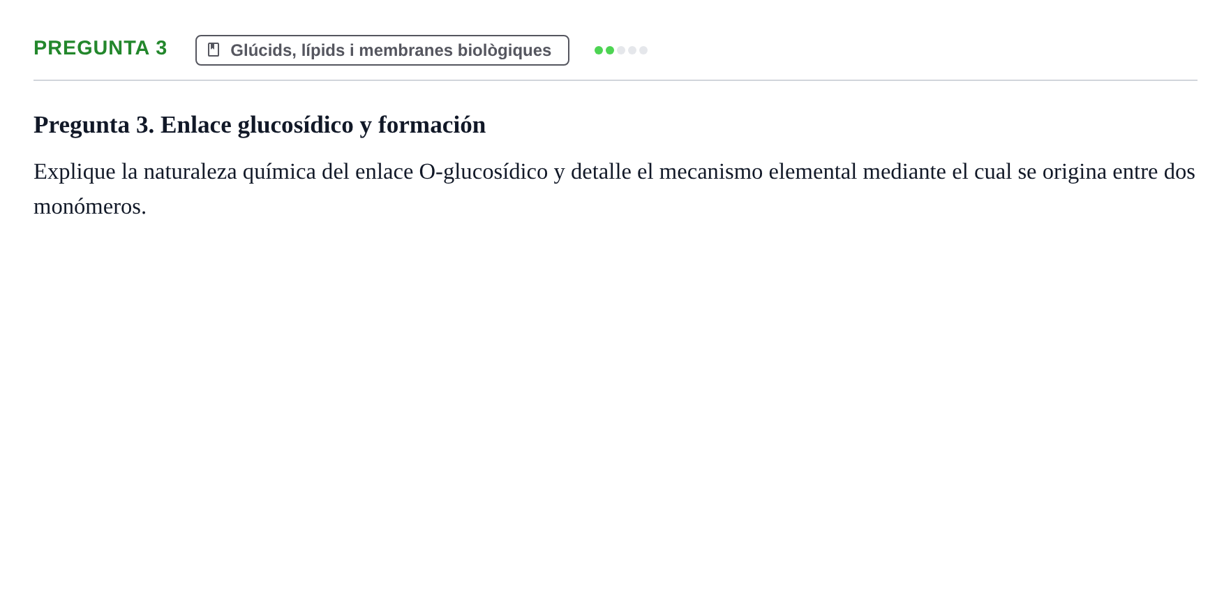 Enunciado: Pregunta 3