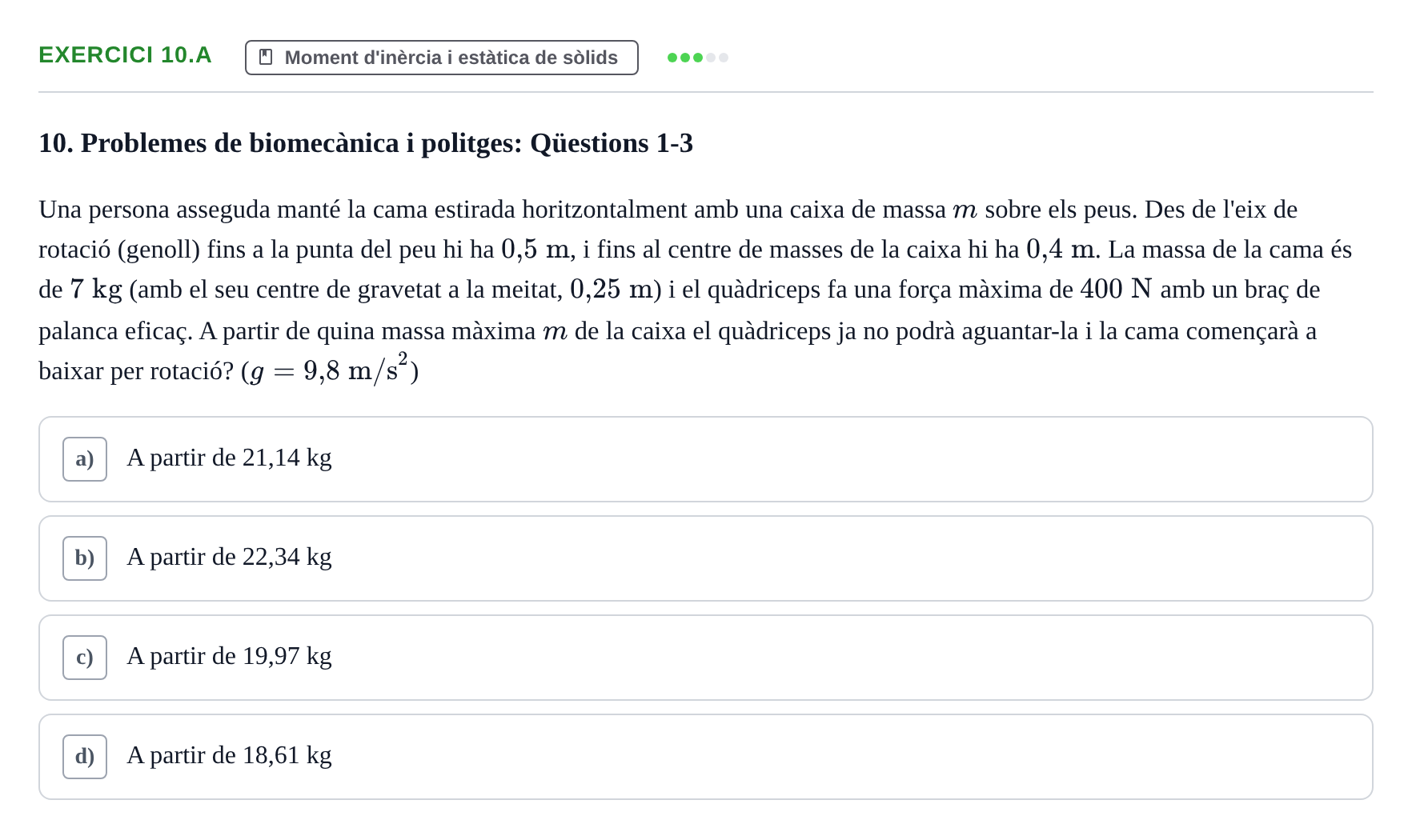 Enunciado: 10.a