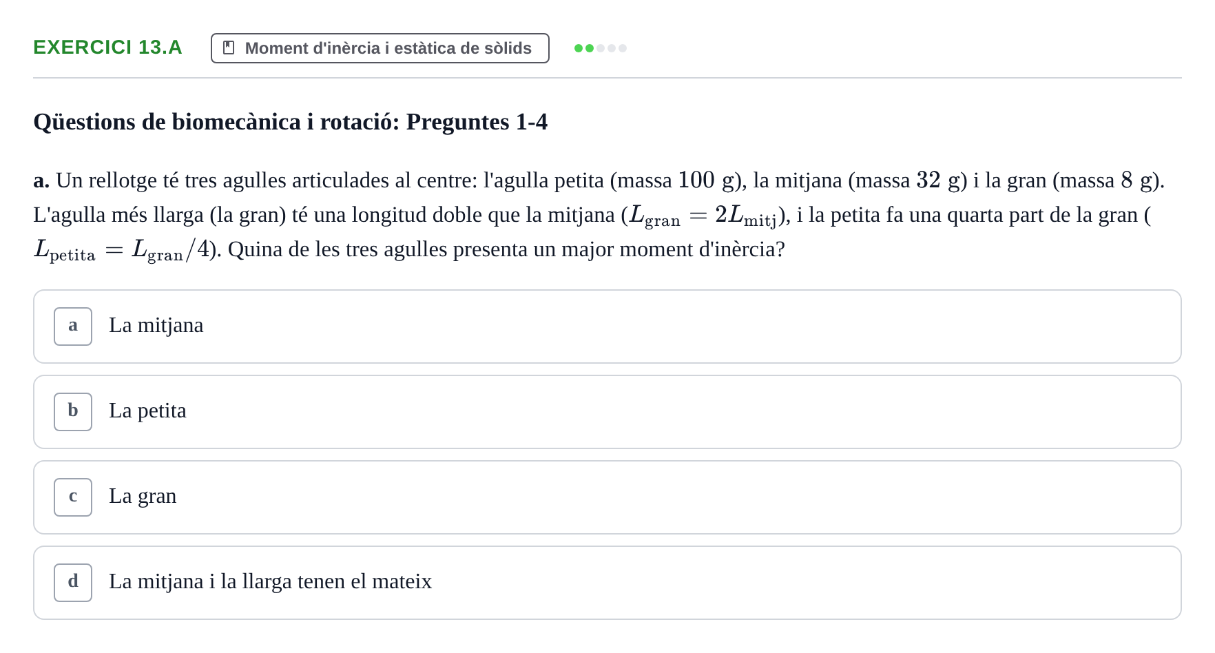 Enunciado: 13.a