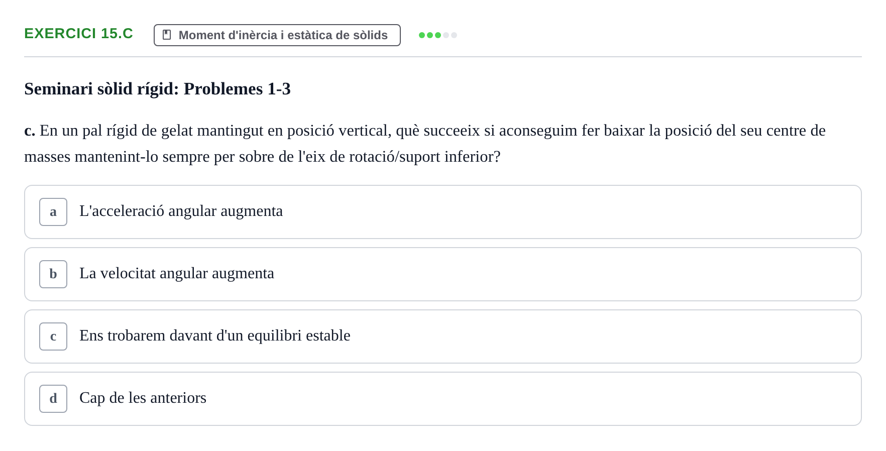 Enunciado: 15.c