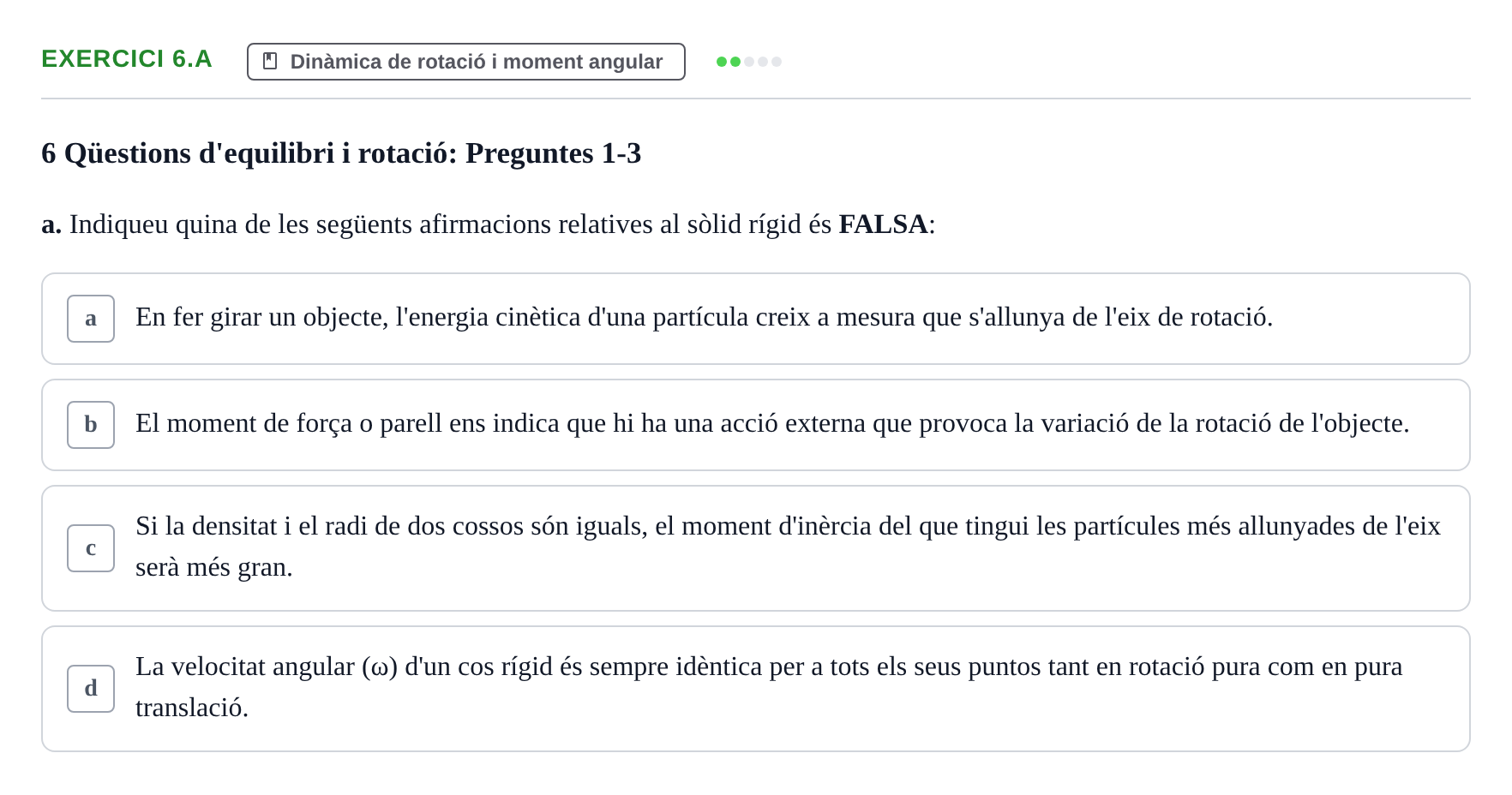 Enunciado: 6.a