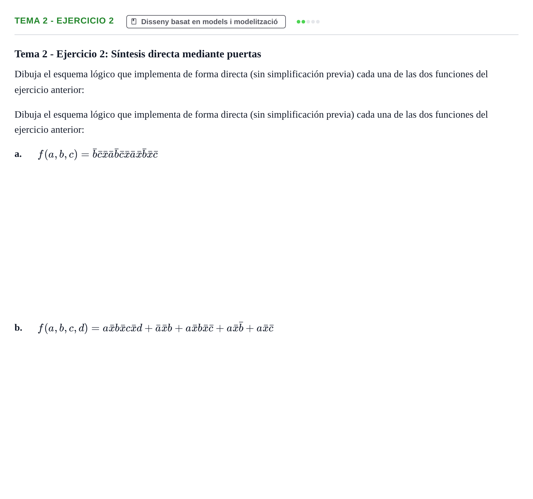 Enunciado: Tema 2 - Ejercicio 2