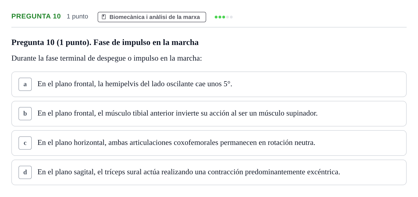 Enunciado: Pregunta 10 · Física Aplicada UAB 2025